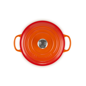 Le Creuset Signature Volcanic Cast Iron Round Casserole 20cm
